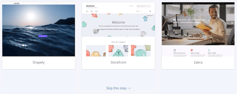 Bluehost Skip Theme