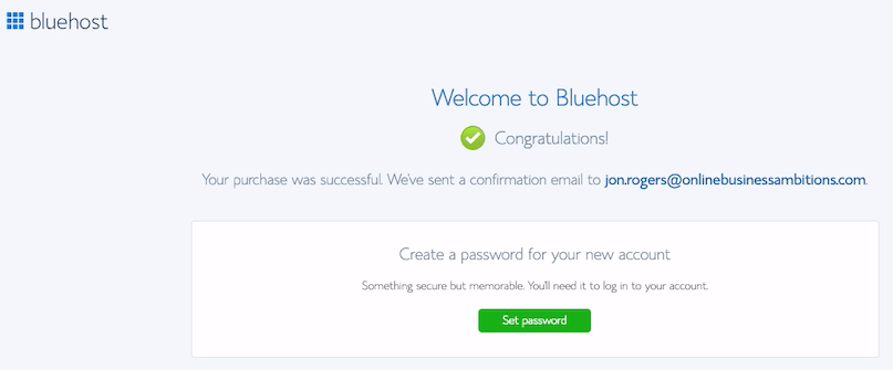 Welcome to Bluehost